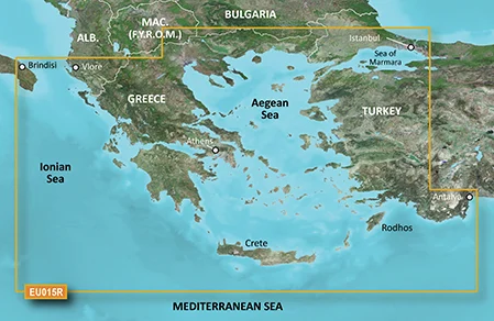Mittelmeer - Griechenland, Ägäisches Meer & Marmarameer EU015R